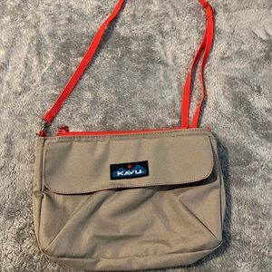 KAVU Beige Crossbody Bag